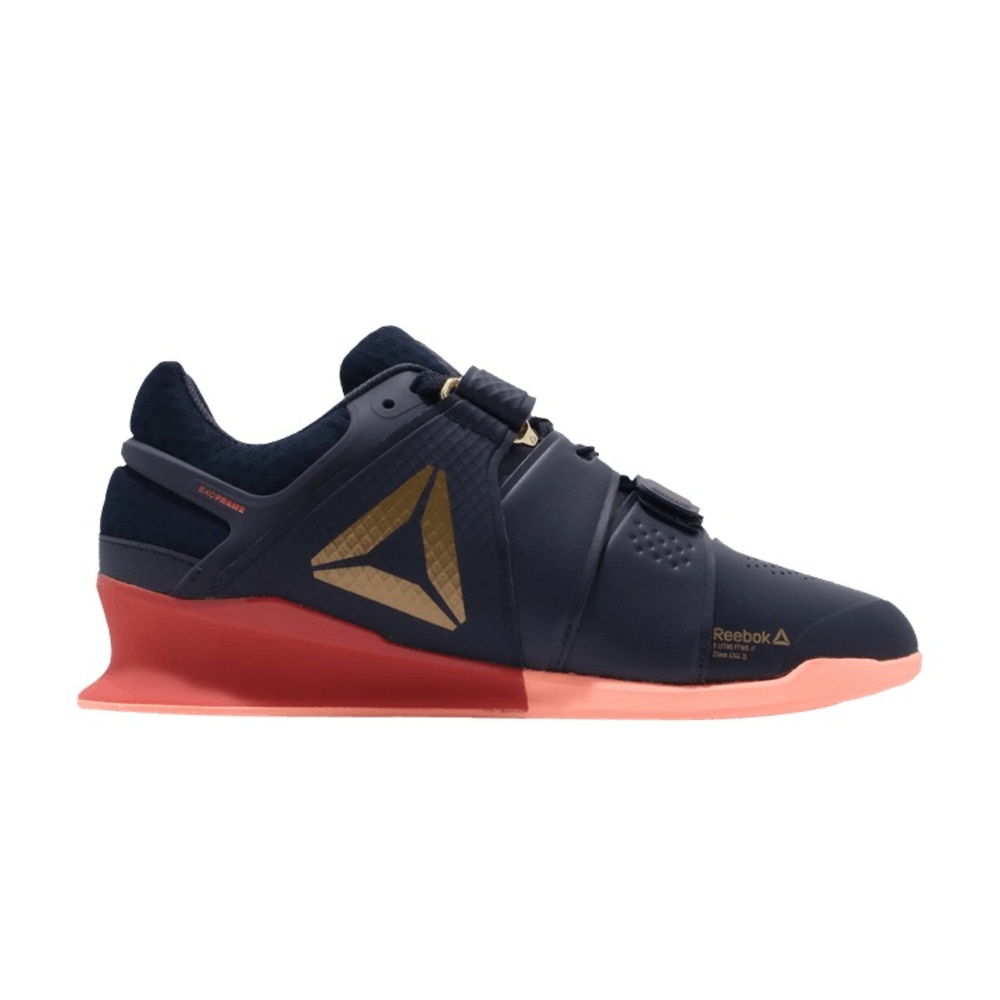 Reebok Legacy Lifters Heritage Navy Women size 10 - good used condition